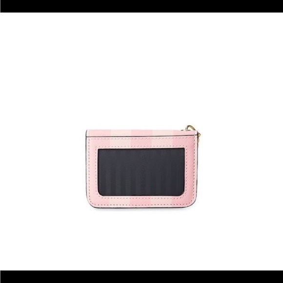 Victoria’s Secret ID Wallet Keychain (Pink Stripe) - Picture 2 of 7